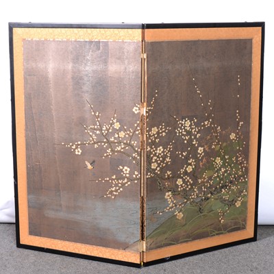 Lot 272 - Japanese two panel screen