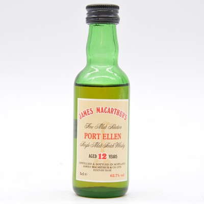 Lot 634 - Port Ellen, 12 year old, single Islay malt whisky miniature