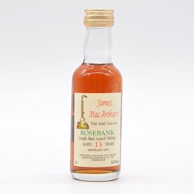 Lot 622 - Rosebank 1978, 13 year old, single malt whisky miniature