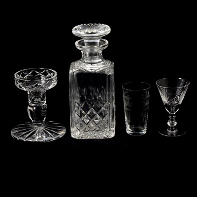 Lot 35 - Two boxes of  cut glassware