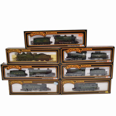 Lot 316 - Seven Mainline railways OO gauge model railway steam locomotives