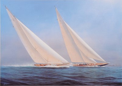 Lot 290 - Set of four yacht racing prints after Thompson