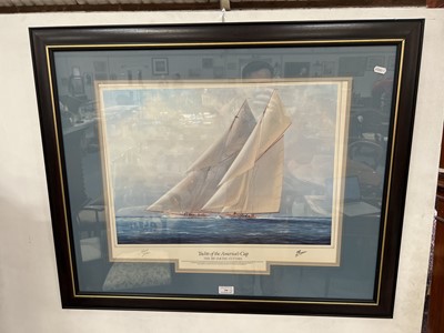 Lot 290 - Set of four yacht racing prints after Thompson