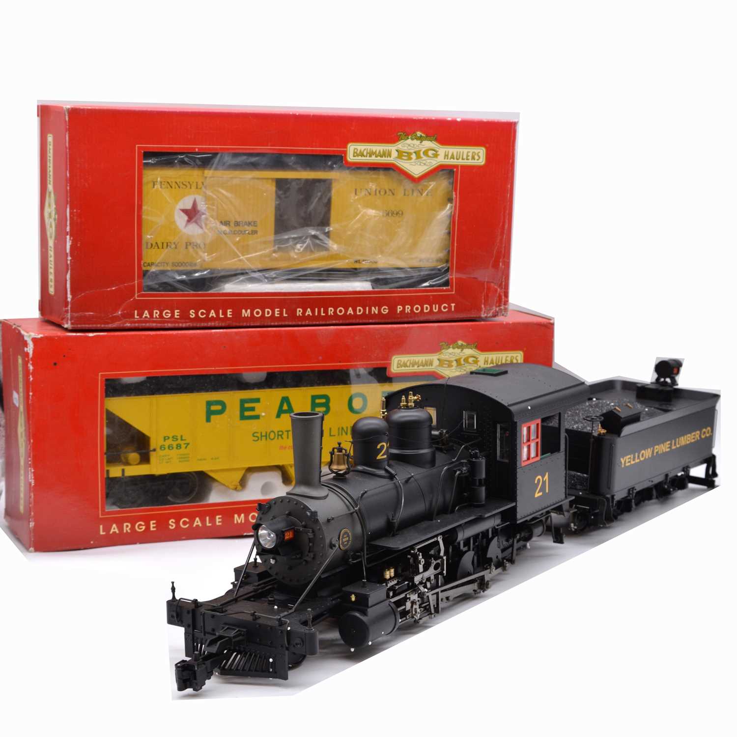 Lot 106 - Bachmann G scale model railway, including locomotive etc.