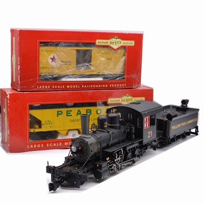 Lot 106 - Bachmann G scale model railway, including locomotive etc.