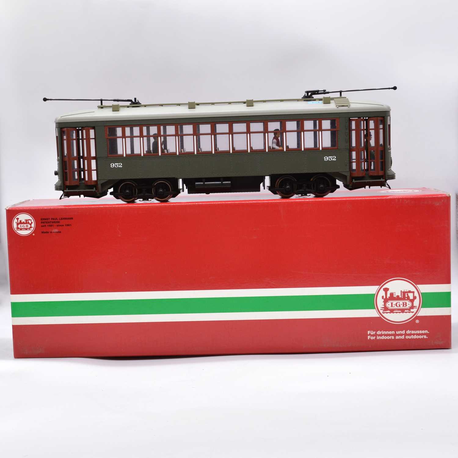 Lot 115 - LGB G gauge model streetcar tram ref 20380 'New Orleans', boxed.