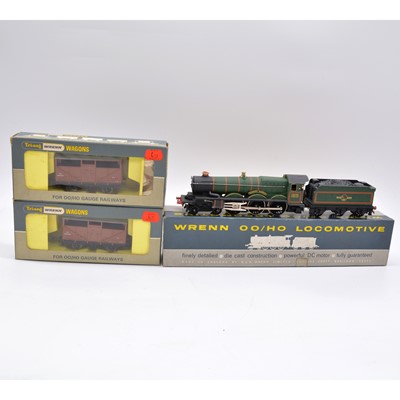 Lot 340 - Three Wrenn OO gauge model railway locomotives and freight cars
