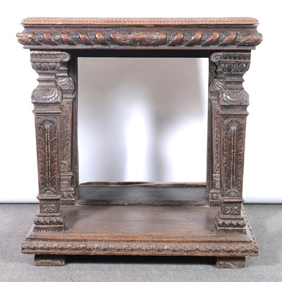 Lot 349 - Joined oak console table