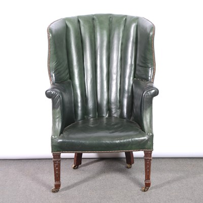 Lot 230 - George III barrel back chair