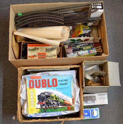 Lot 298 - Model railway spares, parts and catalogues