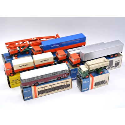 Lot 1143 - Seven Lion Car die-cast DAF models