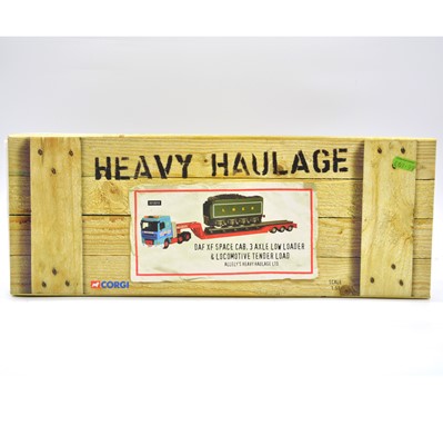 Lot 1235 - Corgi Heavy Haulage die-cast model, ref CC13213 DAF XF Space Cab 3 axel low loader