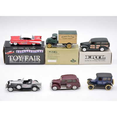 Lot 1165 - Six Ertl 'Toy and Hobbies fair' die-cast models