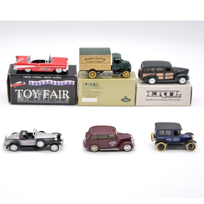 Lot 1165 - Six Ertl 'Toy and Hobbies fair' die-cast models