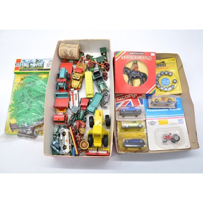 Lot 1126 - Two trays of die-cast models including Hotwheels Mirada Stocker etc