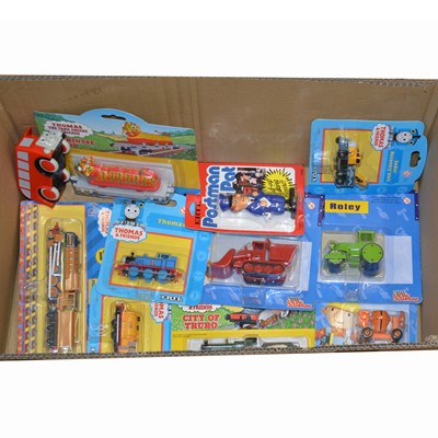 Lot 1166 - Ertl and Bandai card-back Thomas the Tank Engine die-cast models, and others