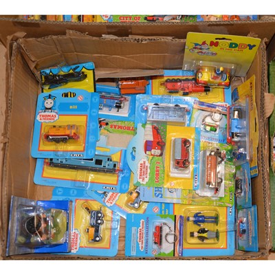 Lot 1166 - Ertl and Bandai card-back Thomas the Tank Engine die-cast models, and others