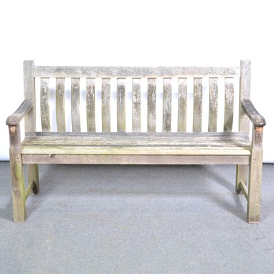 Lot 440 - Teak garden bench