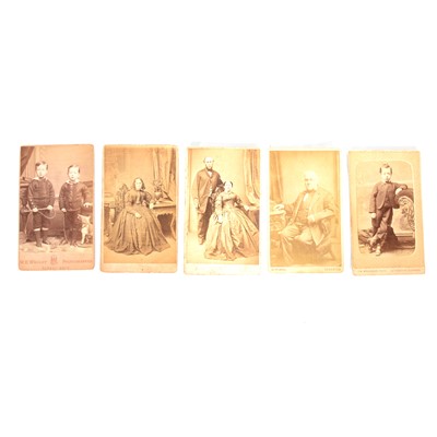 Lot 148 - Early 20th century postcards of London Life, candle company cards, and Victorian portrait photos.