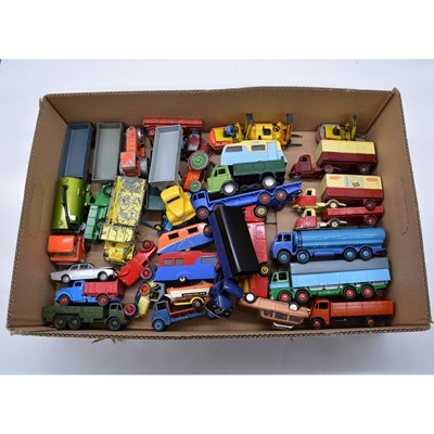 Lot 1114 - One tray of loose Dinky and other die-cast models