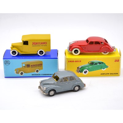 Lot 1062 - Two reproduction die-cast Dinky models and a white metal model.