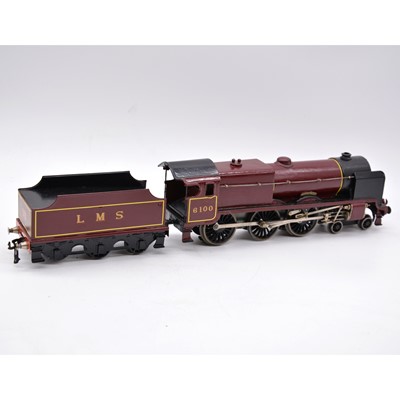 Lot 151 - Bassett-Lowke O gauge model railway electric locomotive, LMS 4-6-0 'Royal Scot'