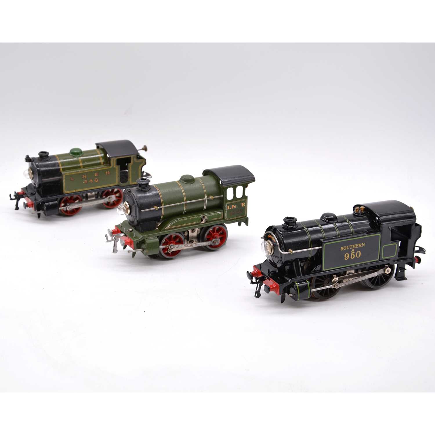 Lot 156 - Three Hornby O gauge model railway electric locomotives