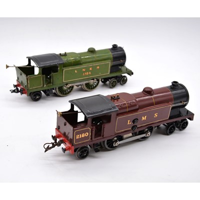 Lot 198 - Two Hornby O gauge model railway electric tank locomotives