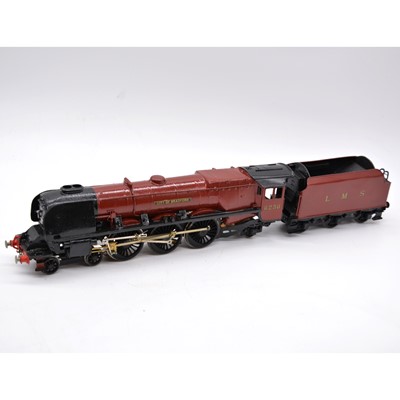 Lot 125 - Kit-built Finescale O gauge locomotive with tender, LMS 4-6-2 'City of Bradford'