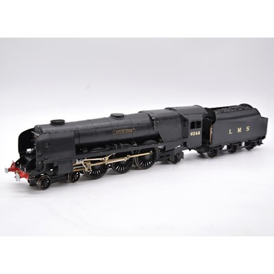 Lot 148 - Kit-built Finescale O gauge locomotive with tender, LMS 4-6-2 'City of Leeds'