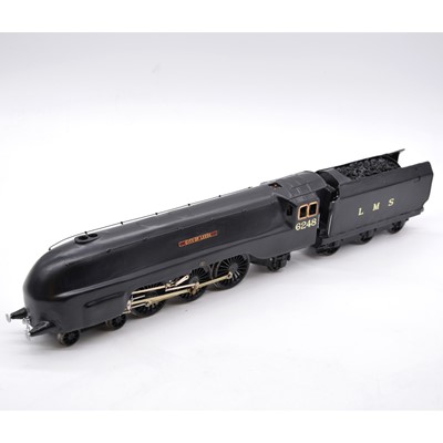 Lot 188 - Kit-built O gauge model railway locomotive with tender, LMS 4-6-2 'City of Leeds'