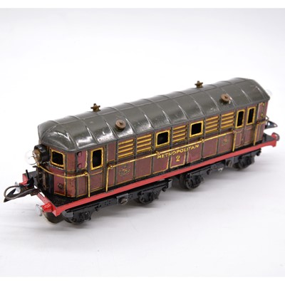 Lot 197 - Hornby O gauge model railway electric locomotive, Metropolitan fitted with an ACE motor