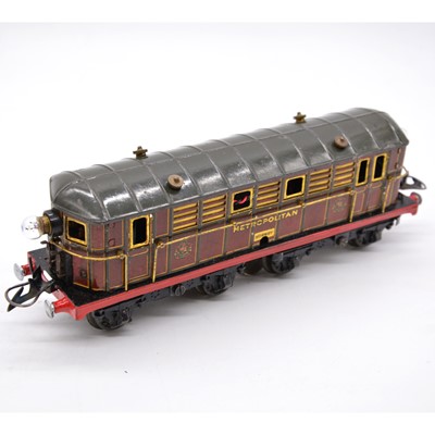 Lot 197 - Hornby O gauge model railway electric locomotive, Metropolitan fitted with an ACE motor
