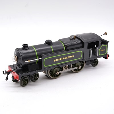 Lot 187 - Hornby O gauge model railway electric locomotive, BR 4-4-2, 492