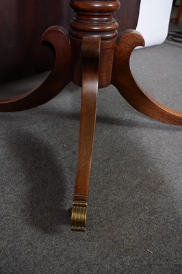 Lot 240 - George IV mahogany dining table