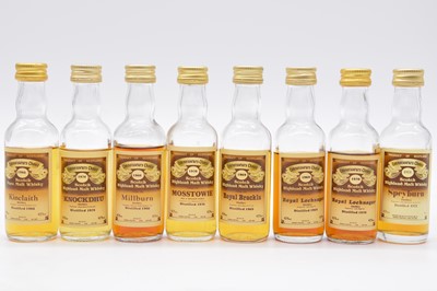 Lot 154 - Collection of whisky miniatures including Macduff, Linkwood, Connoisseurs Choice, etc