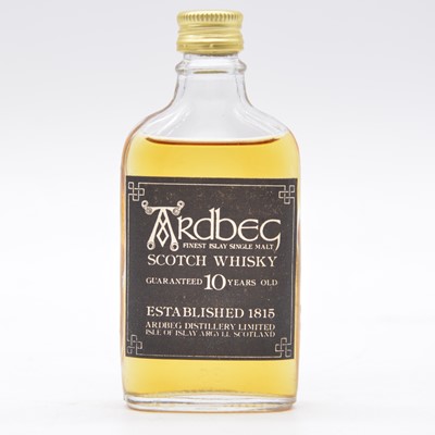 Lot 625 - Ardbeg, 10 year  old, single Islay malt whisky miniature