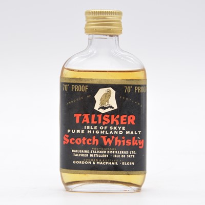 Lot 635 - Talisker, two single Islay malt whisky minatures