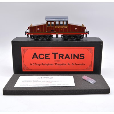 Lot 163 - ACE Trains O gauge model railway electric locomotive, Westinghouse Metropolitan