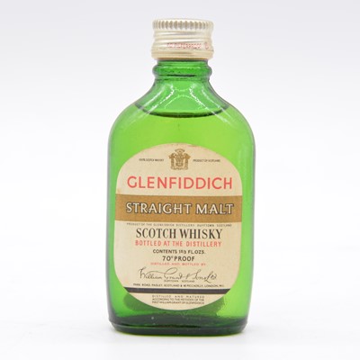 Lot 665 - Glenfiddich Straight Malt, whisky miniature bottling