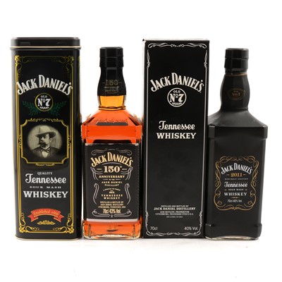 Lot 581 - Jack Daniel's, Old No.7, Tennessee Whiskey - two special anniversary bottlings