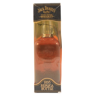 Lot 589 - Jack Daniel's, Old No. 7, Tennessee Sour Mash whiskey - 1895 replica bottle