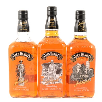 Lot 587 - Jack Daniel's Old No.7, Tennessee Sour Mash whiskey - Scenes from Lynchburg