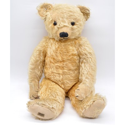 Lot 1006 - Merrythought large golden mohair teddy bear, c1930s