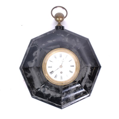 Lot 478 - Victorian pendant clock