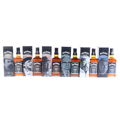 Lot 586 - Jack Daniel's, Old No. 7, Tennessee Sour Mash whiskey - The full set of six Master Distillers series