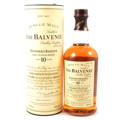 Lot 569 - Balvenie Founder's Reserve, 10 year old, single Speyside malt whisky