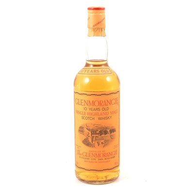 Lot 146 - Glenmorangie, 10 year old, single Highland malt whisky, 1980s