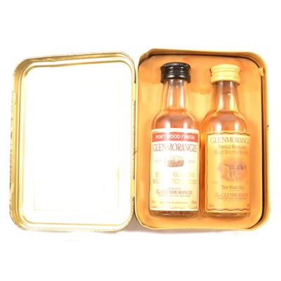 Lot 616 - Collection of seventeen single malt whisky miniatures, including Glenmorangie gift sets