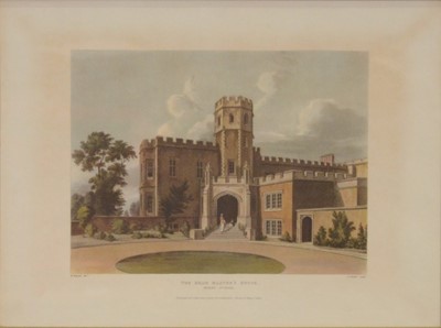 Lot 353 - Four prints of Rugby School after William Westall